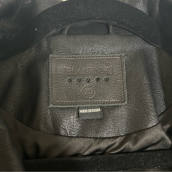 Blank NYC Faux Leather Jacket with rose gold hardware - Picture 2 of 8